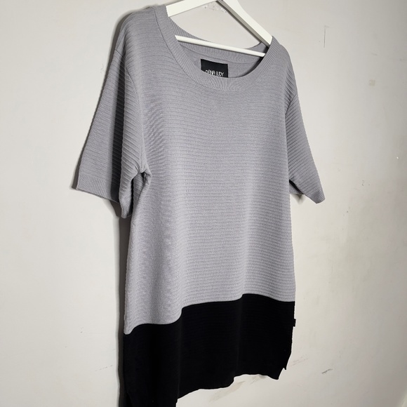 nANA judy Other - NANA JUDY Colour Block Knit Short Sleeve Shirt